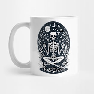 Zen Skull (monochrome) Mug